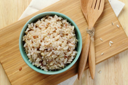 Καστανό ρύζι πιλάφι
